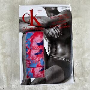 Calvin Klein CK One Microfiber Low Rise Trunk Underwear Men's Size Medium Floral